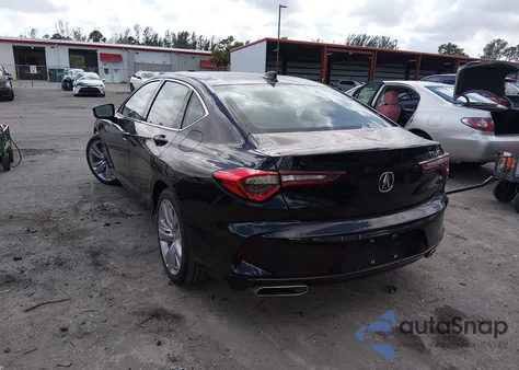 2021 Acura Tlx Technology Package из США, поврежденный, VIN 19UUB5F42MA001042